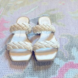 Dolce Vita braided ivory sandals
